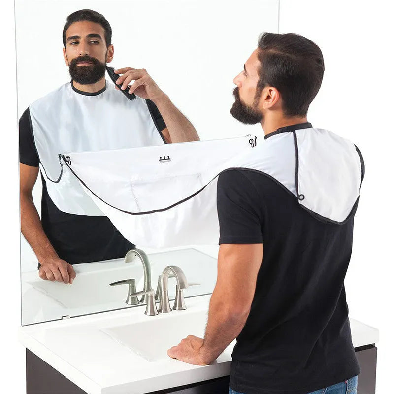 Beard Bib Men's Bathroom Shaving Apron - Bibs from Dear Cece - Just £8.99! Shop now at Dear Cece