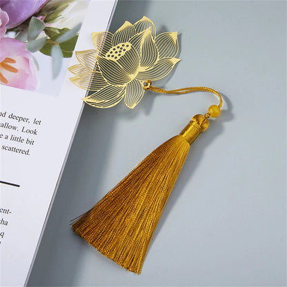 Lotus Leaf tassel bookmark