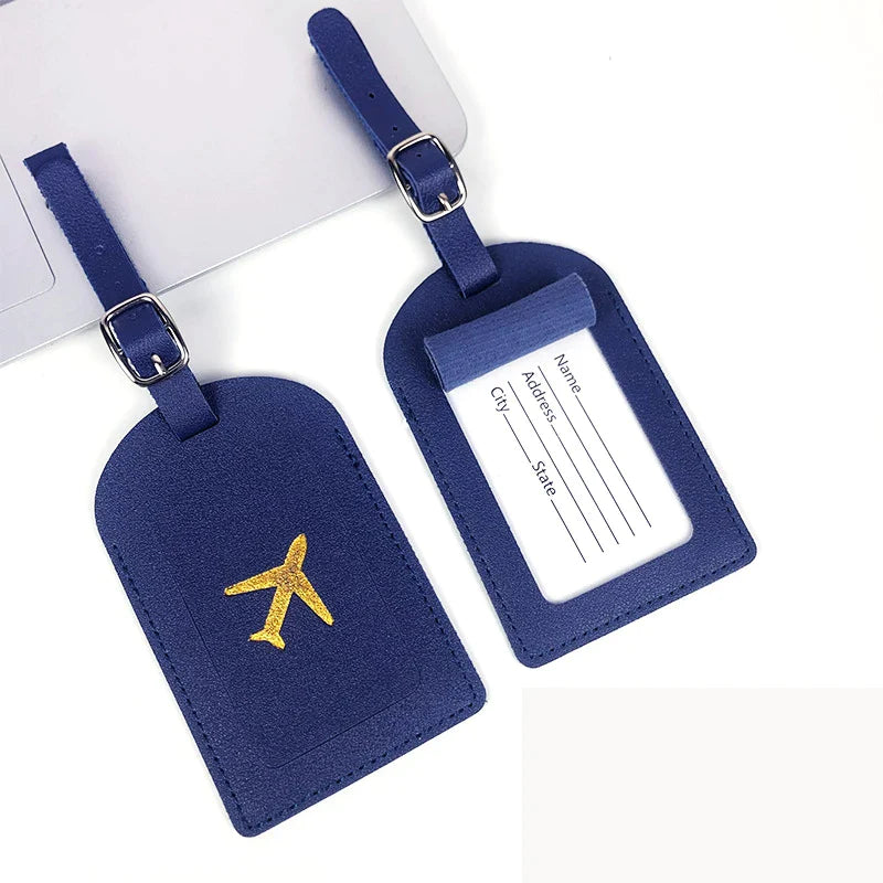 PU Vegan Leather Luggage Tag - luggage tags from Dear Cece - Just £7.99! Shop now at Dear Cece