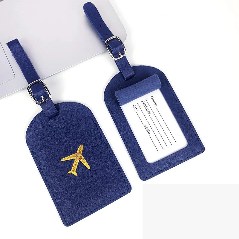 PU Vegan Leather Luggage Tag - luggage tags from Dear Cece - Just £7.99! Shop now at Dear Cece