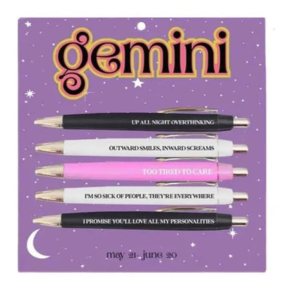 Zodiac Star Sign Novelty Ballpoint Pen Set -  from Dear Cece - Just £14.99! Shop now at Dear Cece