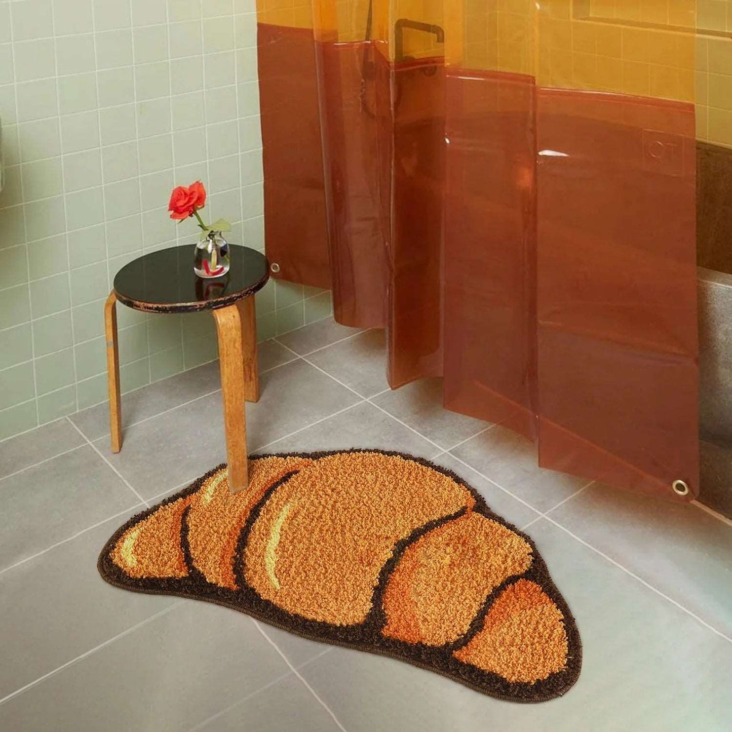 Cartoon Croissant Anti-Slip Floor Mat - Rugs from Dear Cece - Just £19.99! Shop now at Dear Cece