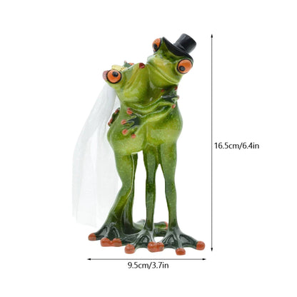 Resin French Frog Collectible Figurines - Home Decor from Dear Cece - Just £32.99! Shop now at Dear Cece