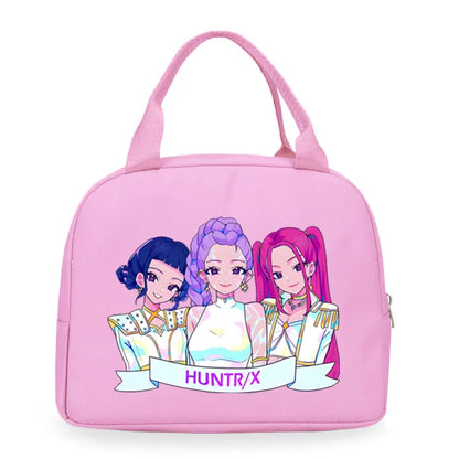 Kpop Demon Hunters Cartoon Lunch Bag