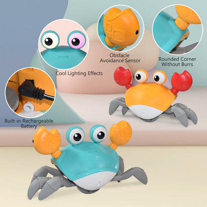 Musical Escaping Crab Crawling Toy - Baby Toys from Dear Cece - Just £18.99! Shop now at Dear Cece