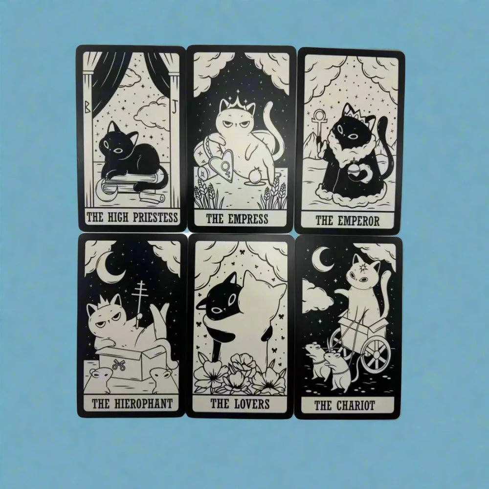 Kitty Cat Beginners Tarot Card Deck - Tarot Cards from Dear Cece - Just £12.99! Shop now at Dear Cece