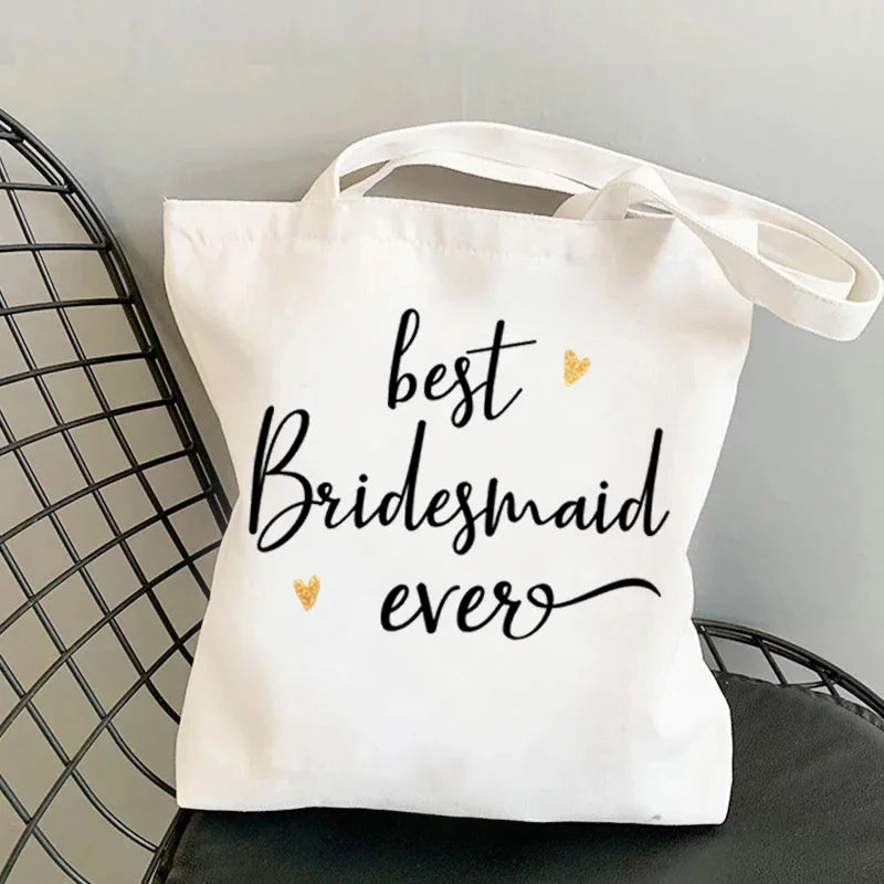 Team Bridesmaid Personalised Tote Bags