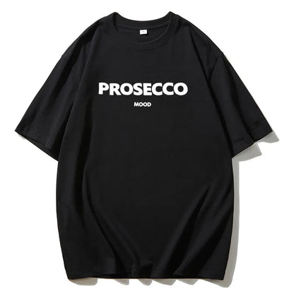 Prosecco Mood Oversized Graphic Print T Shirt - T Shirts from Dear Cece - Just £17.99! Shop now at Dear Cece