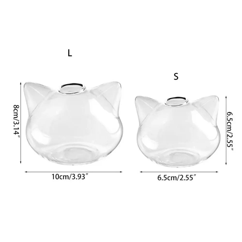 Cat Shaped Terrarium Glass Vase - Vase from Dear Cece - Just £12.99! Shop now at Dear Cece