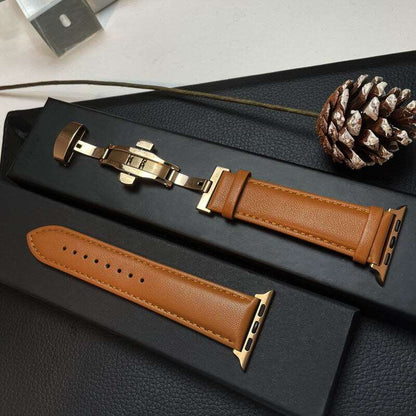 Genuine Leather Strap For Apple Watch - Watch Bands from Dear Cece - Just £14.99! Shop now at Dear Cece