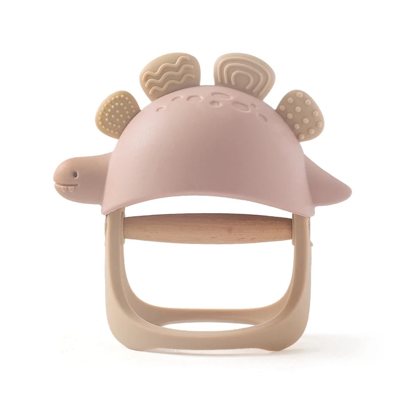 BPA Free Dinosaur Silicone Teething Glove - baby and toddler from Dear Cece - Just £8.99! Shop now at Dear Cece