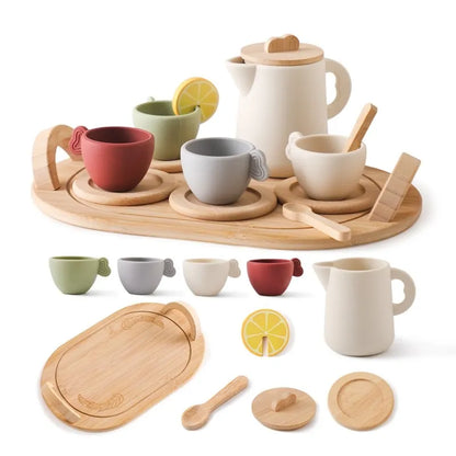 Wooden Montessori Afternoon Tea Set