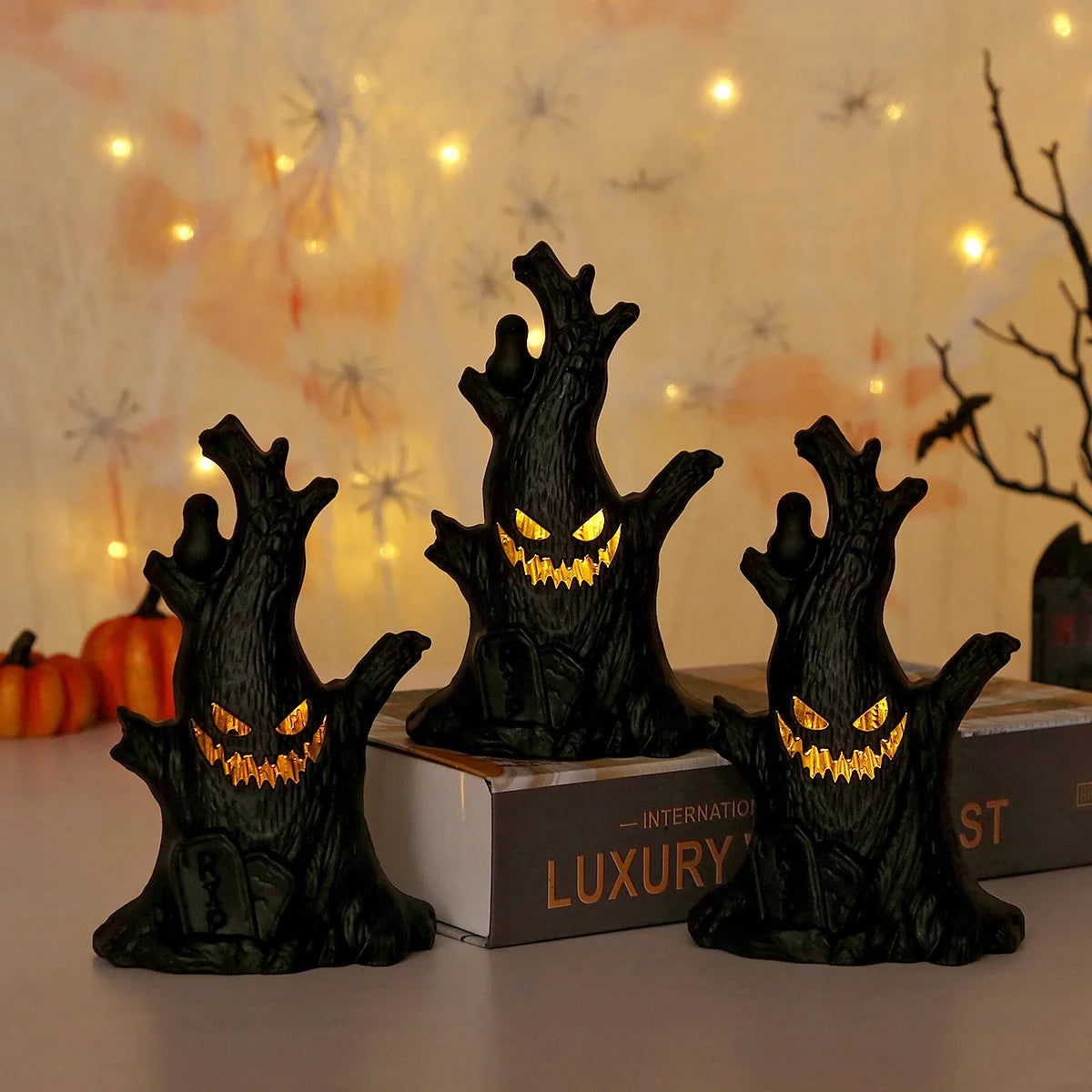 Halloween Ghost Tree Light Decorations