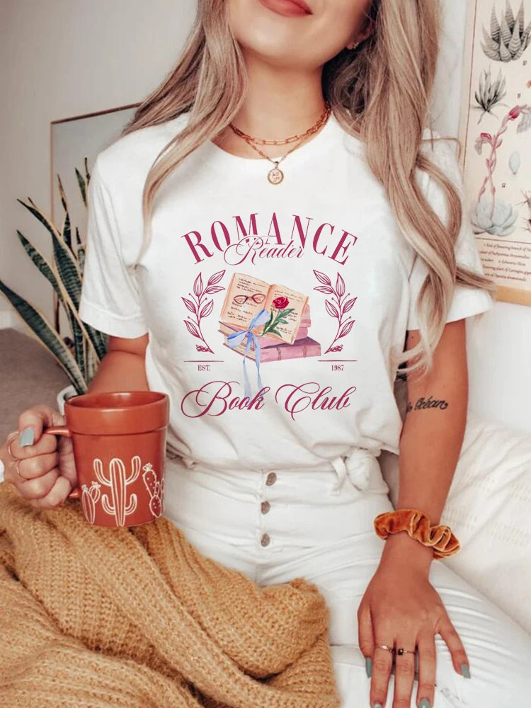 Romance Readers Book Club T-Shirt - T Shirts from Dear Cece - Just £15.99! Shop now at Dear Cece