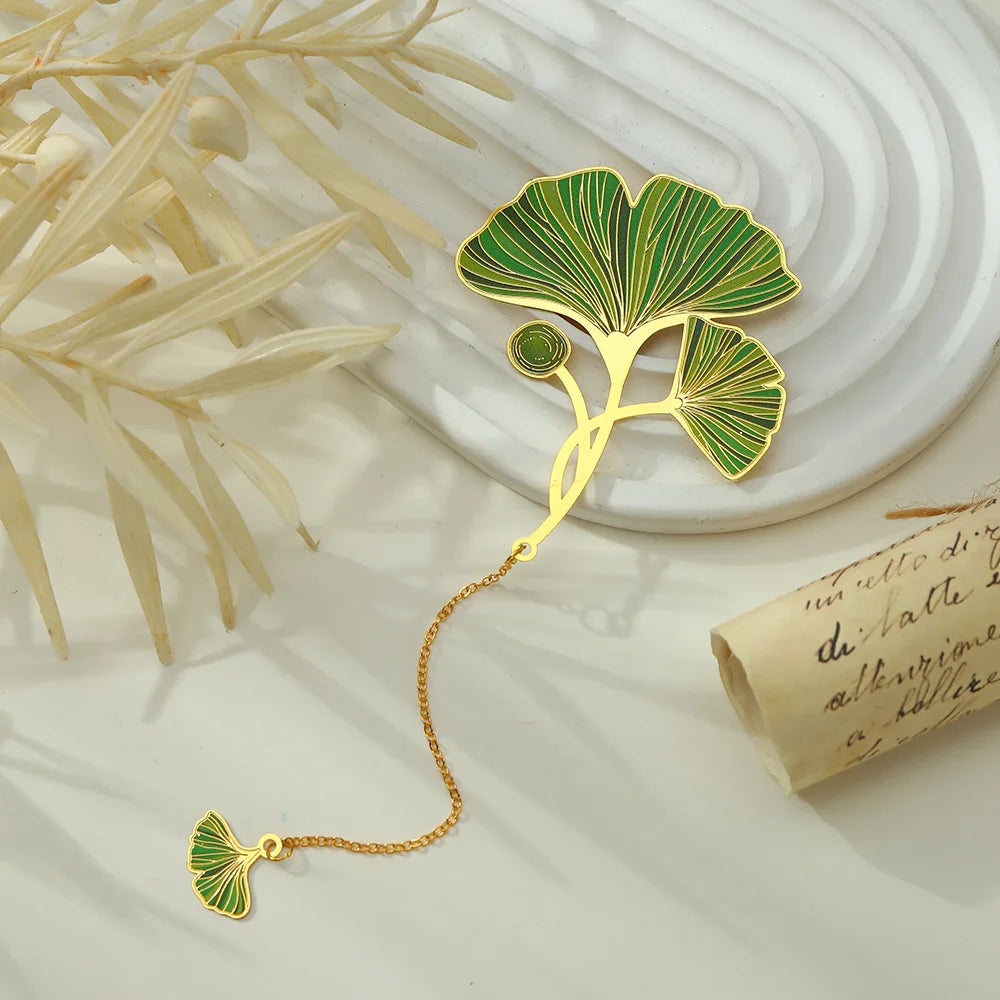 Lotus Leaf Cheese Plant Metal Bookmark - Bookmarks from Dear Cece - Just £9.99! Shop now at Dear Cece