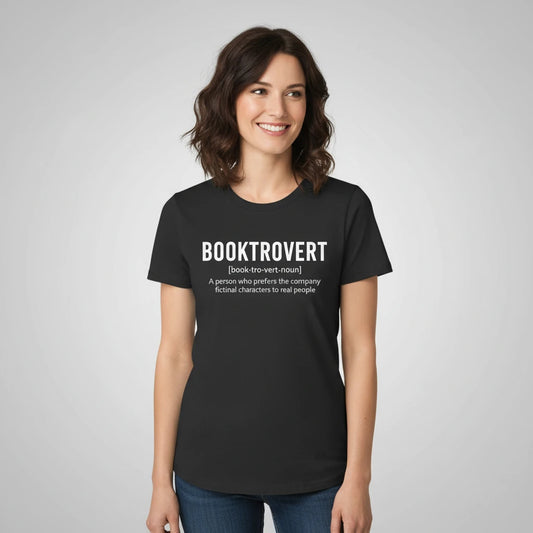 Booktrovert Funny Bookworm T-Shirt - T Shirts from Dear Cece - Just £15.99! Shop now at Dear Cece