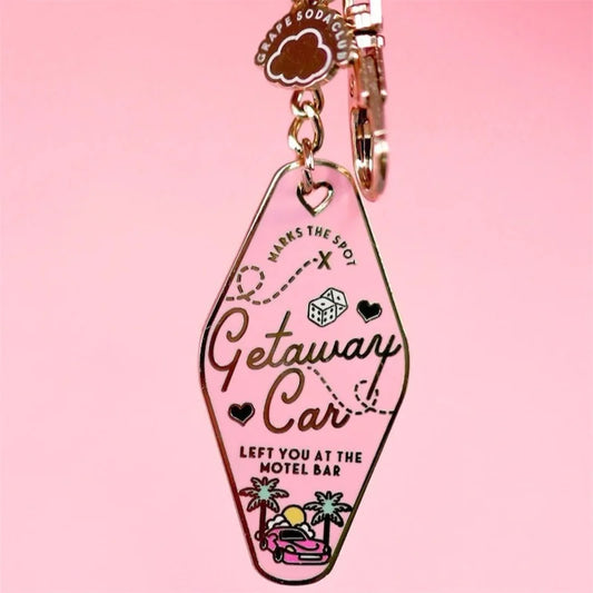 Swiftie Getaway Car Enamel Keychain - Keychains from Dear Cece - Just £8.99! Shop now at Dear Cece