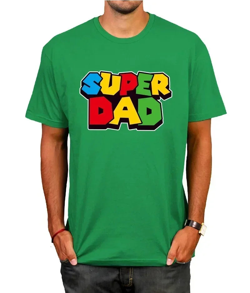 Mario Super Dad Father's Day T-shirt - T Shirts from Dear Cece - Just £14.99! Shop now at Dear Cece