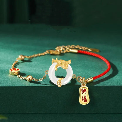 Zodiac Jade Dragon Bracelet 2024 - Bracelets from Dear Cece - Just £7.99! Shop now at Dear Cece