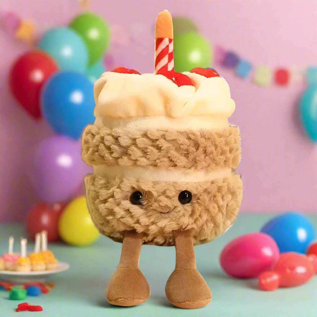 Happy Birthday Cake Plush Toy