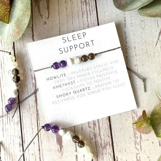 Sleep Support Natural Healing Charm Bracelet - Jewellery from Dear Cece - Just £8.99! Shop now at Dear Cece