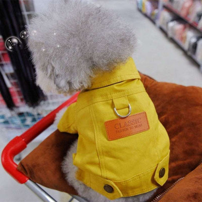 Doggy Denim Jacket XS - 3XL - Dog Apparel from Dear Cece - Just £14.99! Shop now at Dear Cece