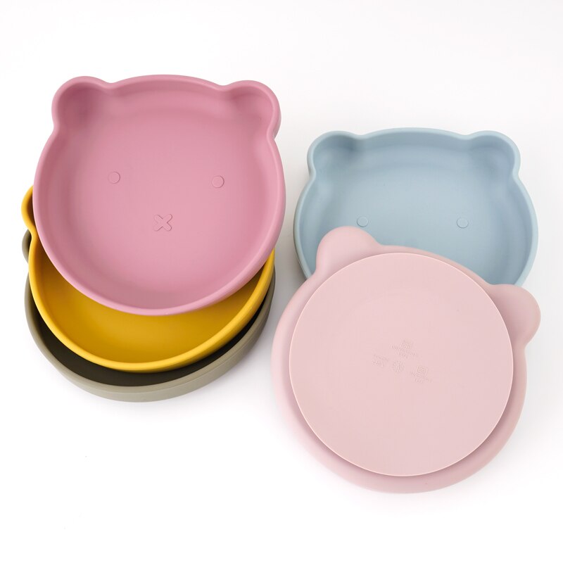 Baby Bear Silicone Plate Set