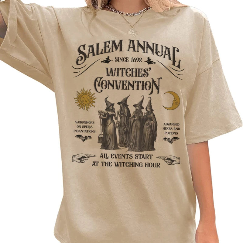 Vintage Salem Annual Witch Convention T-Shirt - T Shirts from Dear Cece - Just £16.99! Shop now at Dear Cece