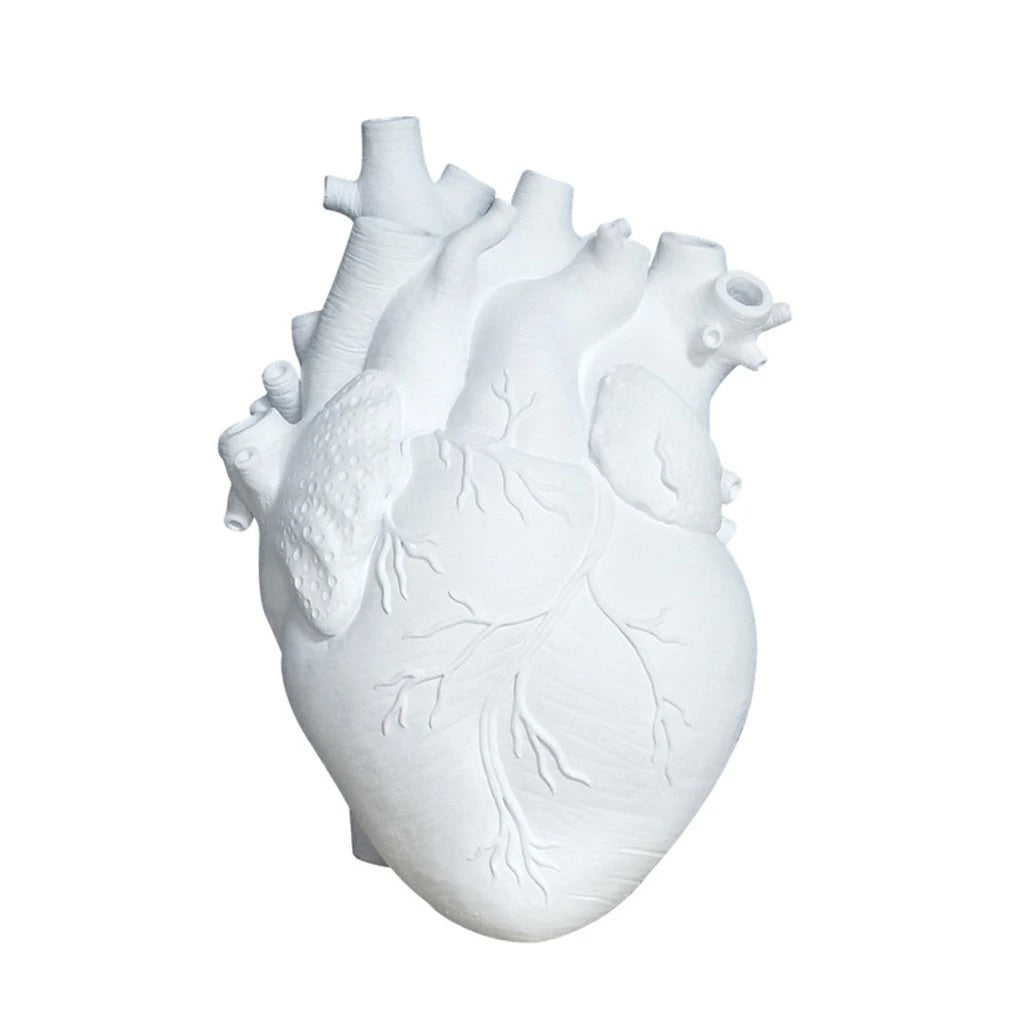 Ceramic Anatomy Heart Vase