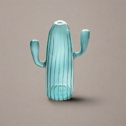 Hand Blown Cactus Glass Vase - Vase from Dear Cece - Just £14.99! Shop now at Dear Cece