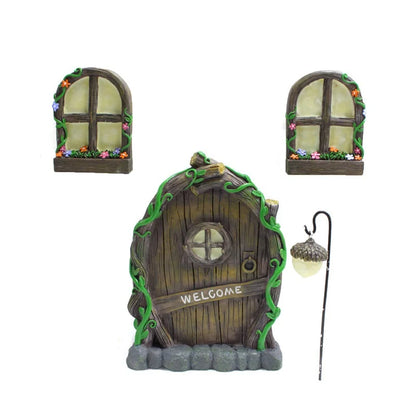 Miniature Garden Fairy Door Set - Outdoor Decorations from Dear Cece - Just £19.99! Shop now at Dear Cece