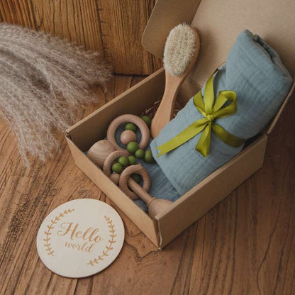 Hello Baby Essentials New Baby Gift Set - Baby Gift Set from Dear Cece - Just £24.99! Shop now at Dear Cece