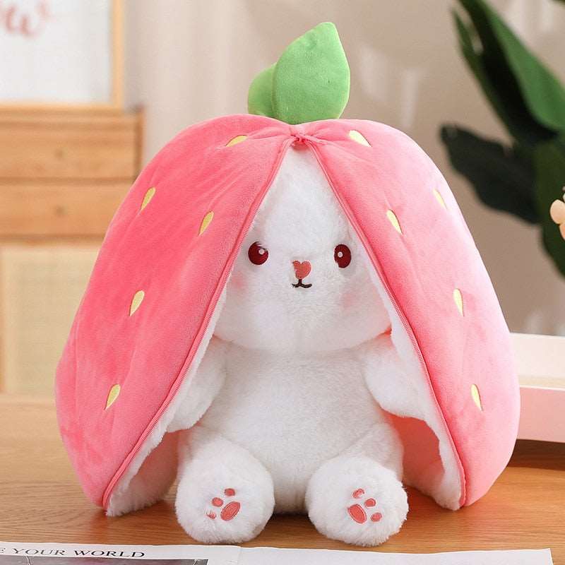 Kawaii Fruit Transfigured Bunny Plush Toy - Toys from Dear Cece - Just £14.99! Shop now at Dear Cece