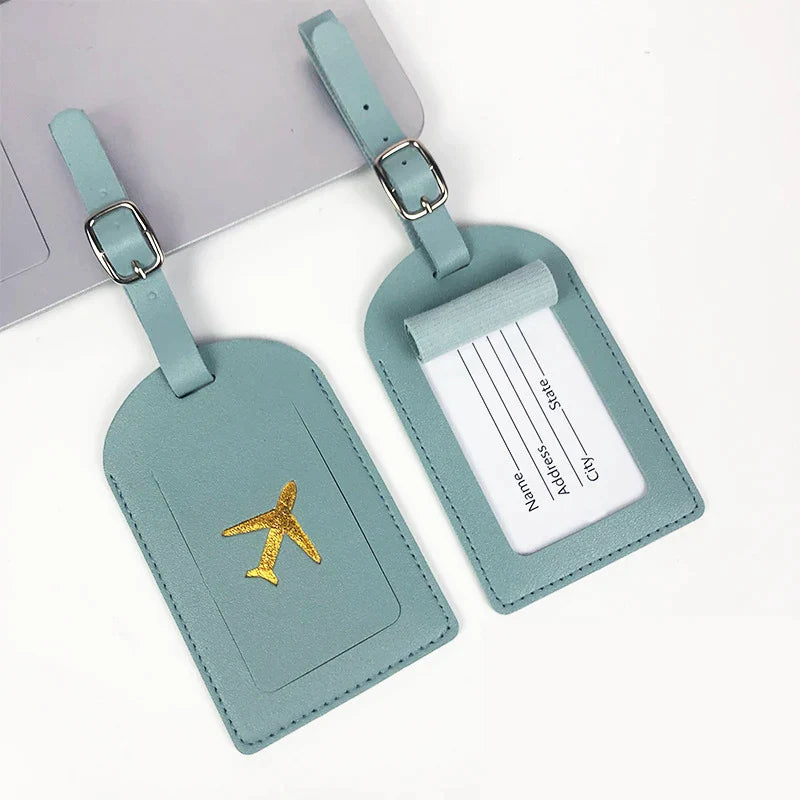 PU Vegan Leather Luggage Tag - luggage tags from Dear Cece - Just £7.99! Shop now at Dear Cece