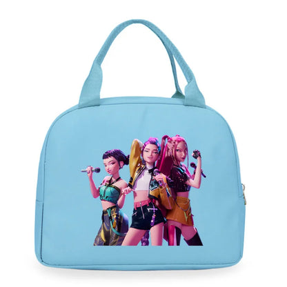 Kpop Demon Hunters Cartoon Lunch Bag