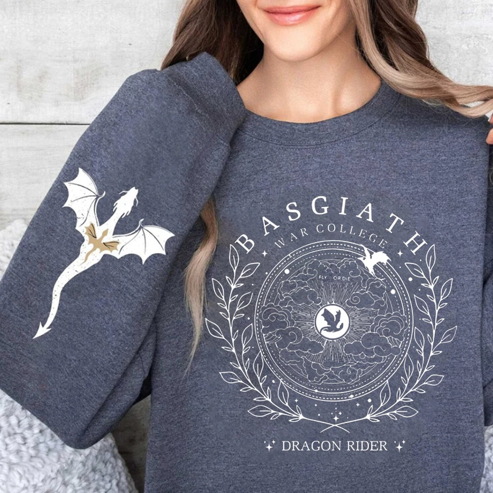 Basgiath War College Dragon Rider Sweatshirt - Knitwear from Dear Cece - Just £32.99! Shop now at Dear Cece