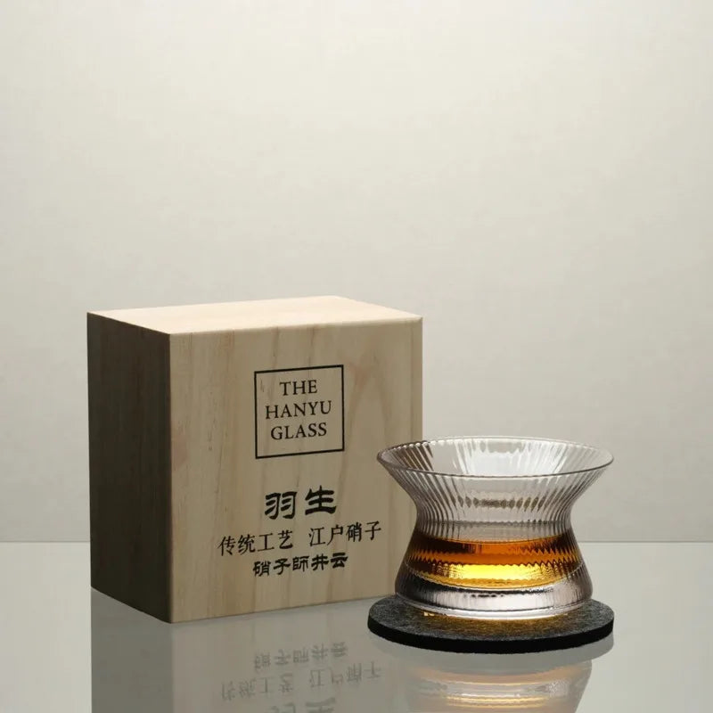 The Hanyu Glass Japanese Crystal Whiskey Glass