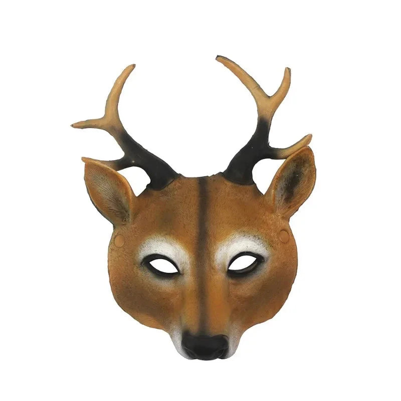 colour Pagan Witch Animal Deer Halloween Mask