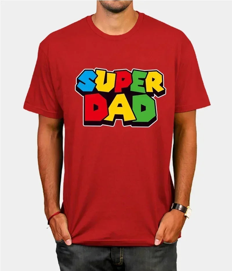 Mario Super Dad Father's Day T-shirt - T Shirts from Dear Cece - Just £14.99! Shop now at Dear Cece