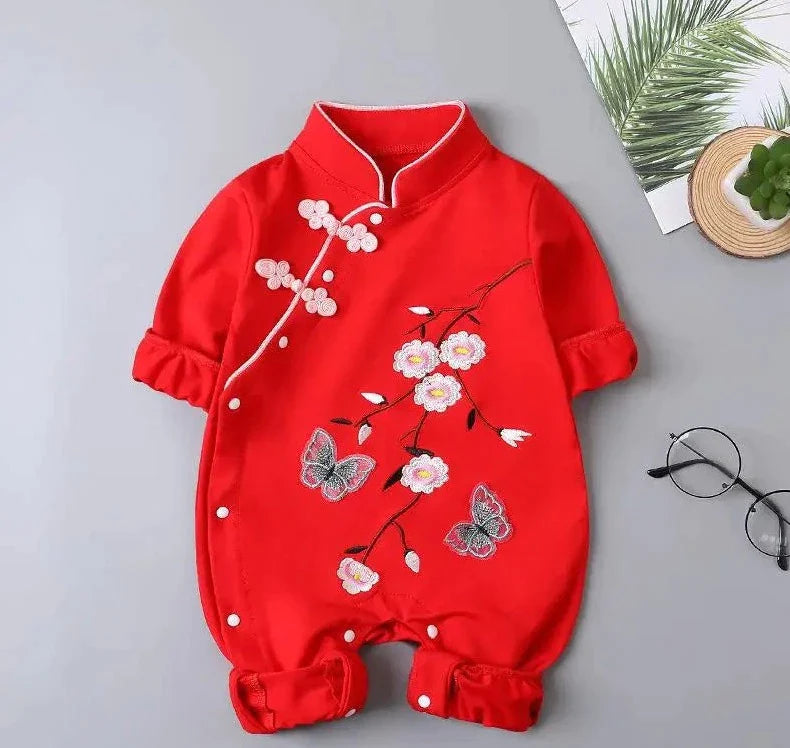 Chinese Traditional Jumpsuit For Girls