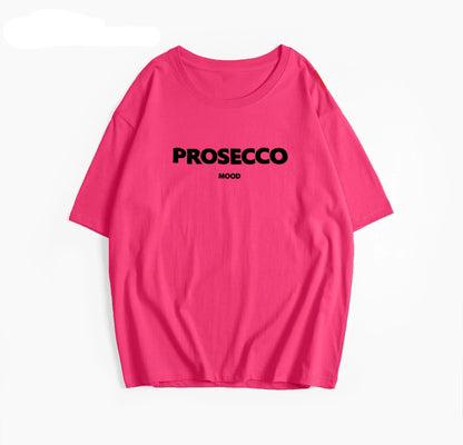 Prosecco Mood Oversized Graphic Print T Shirt - T Shirts from Dear Cece - Just £17.99! Shop now at Dear Cece