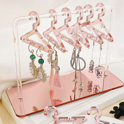 Acrylic Jewellery Display Coat Hanger Rack - Storage Solutions from Dear Cece - Just £8! Shop now at Dear Cece