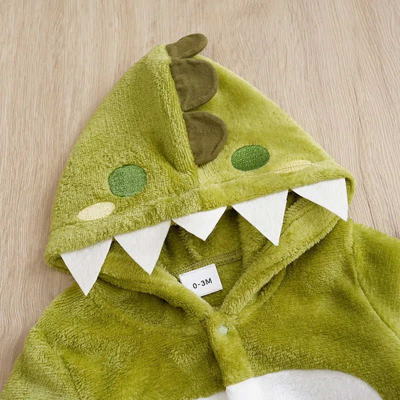 Dinosaur hood close up