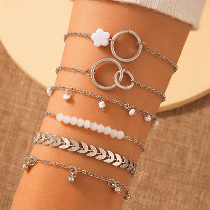 6pcs/set Bohemian Style Beaded Bracelets - Bracelets from Dear Cece - Just £6.99! Shop now at Dear Cece