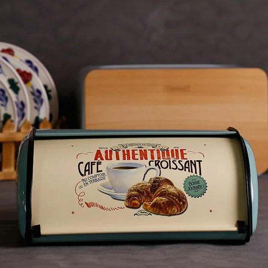 Vintage Style French Cafe Bread Bin