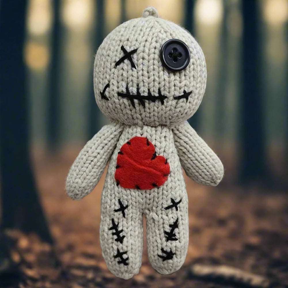 cute but creepy crochet voodoo doll