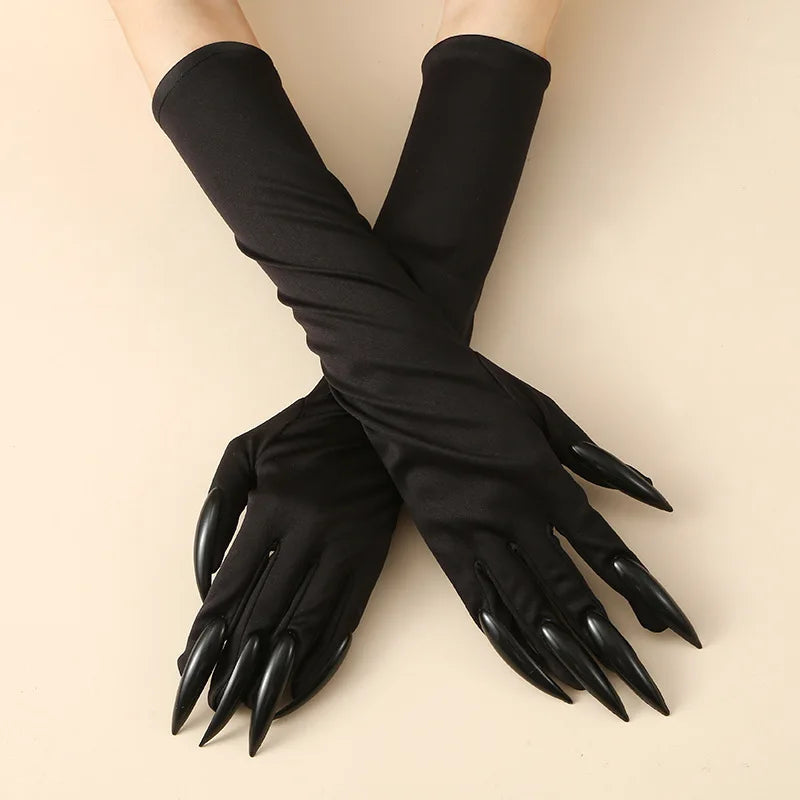 black gloves