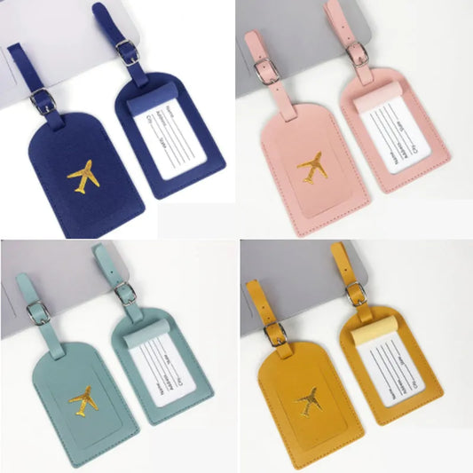 PU Vegan Leather Luggage Tag - luggage tags from Dear Cece - Just £7.99! Shop now at Dear Cece
