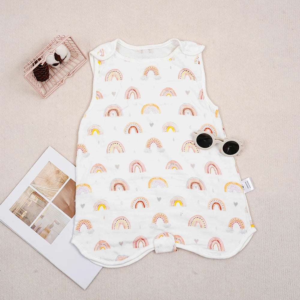 rainbow 100% Cotton Baby Sleeping Bag 0.5 Tog