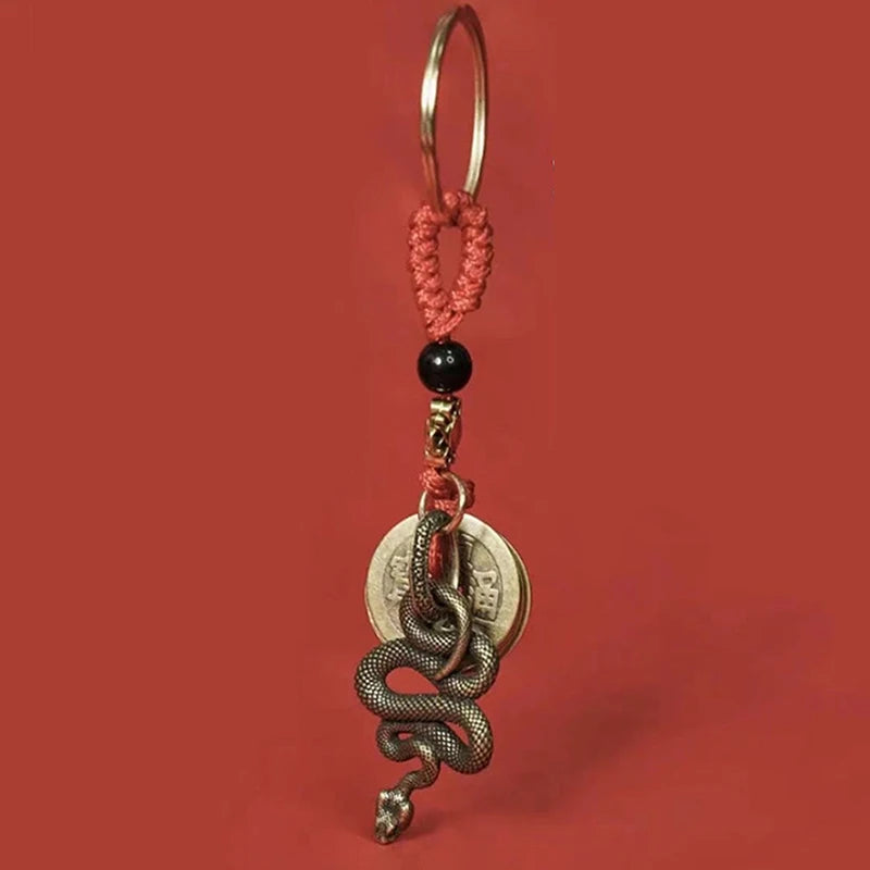 Year of the Snake Lucky Pendant Keychain